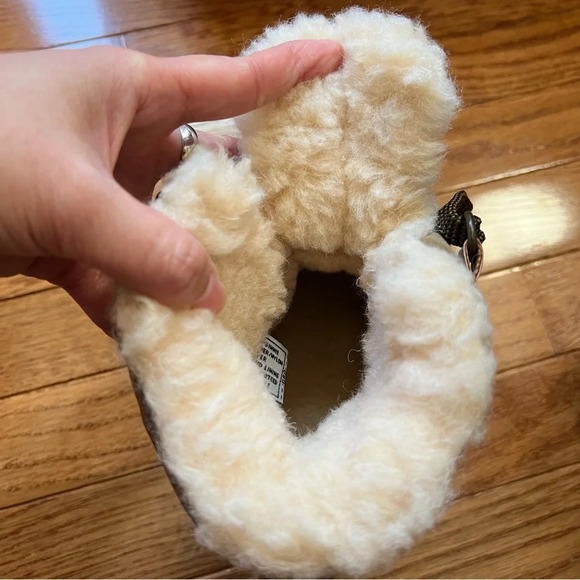 PAWZ Womens Ginnie Duck Boots Size 5 Hickory Brown Winter Shearling Outdoor Warm - Picture 9 of 13